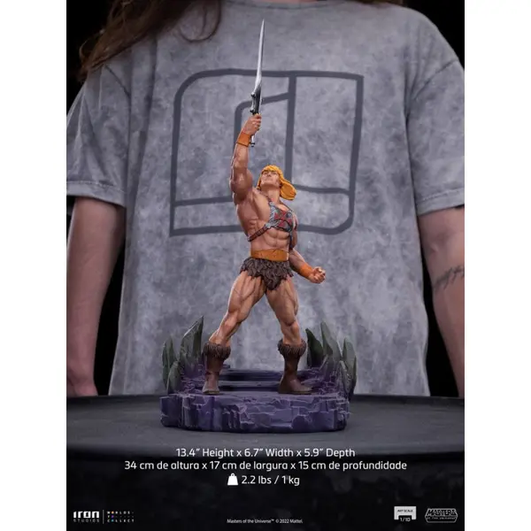 MAITRES DE L’UNIVERS Statue Musclor Art Scale Iron Studios