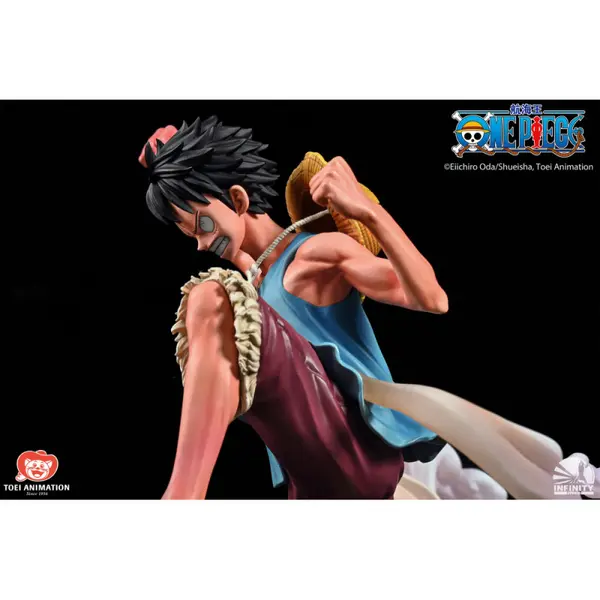 ONE PIECE Statue Luffy vs Magellan Infinity Studio