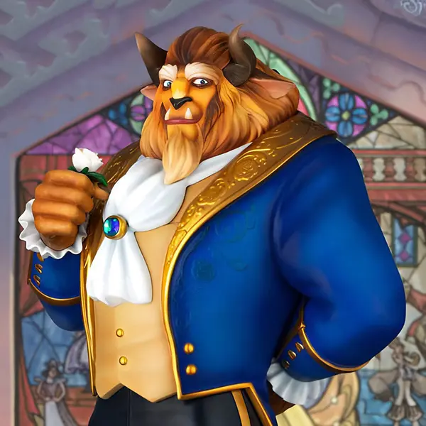 LA BELLE ET LA BETE Statue Master Craft La Bête Beast Kingdom