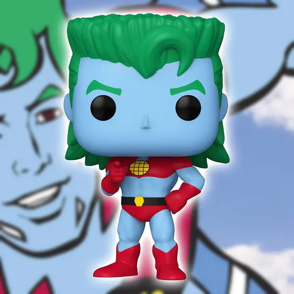 CAPITAINE PLANETE Figurine Capitaine Planète POP! Animation Vinyl Funko