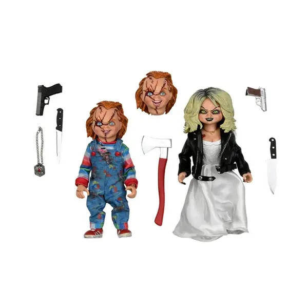 Figurine Bride Of Chucky - Chucky & Tiffany 20cm