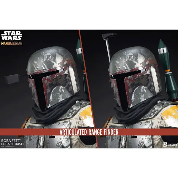 STAR WARS The Mandalorian Buste 1/1 Boba Fett Sideshow