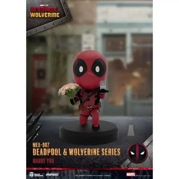 MarvDeadpool 3 - Set 6 figurines Mini Egg Attack Series Deadpool & Wolverine 8 cm