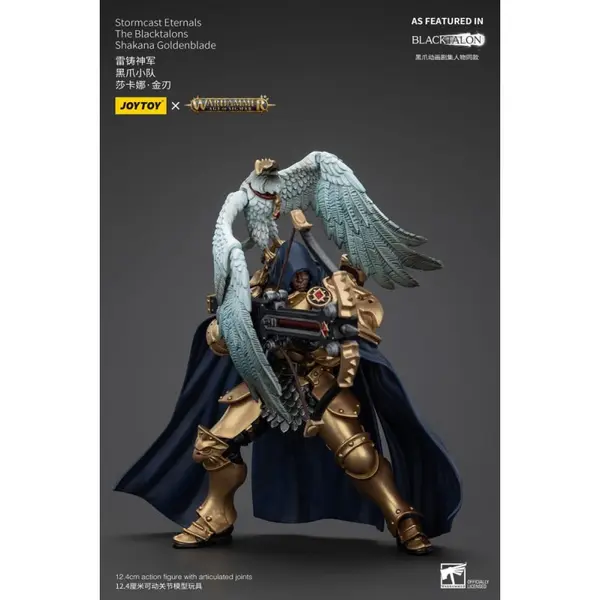 Warhammer Age of Sigmar - Figurine Stormcast Eternals The Blacktalons Shakana Goldenblade 20 cm