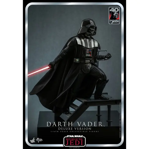STAR WARS Episode VI Figurine Dark Vador 40th Anniversary Movie Masterpiece Deluxe Version Hot Toys