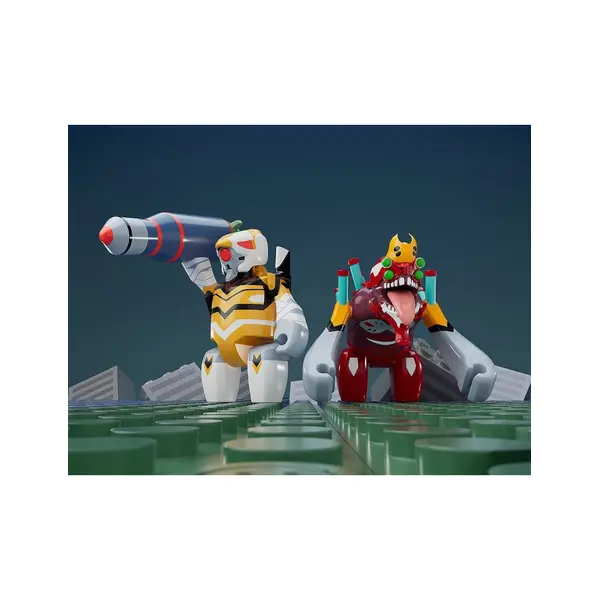 Rebuild of Evangelion Brickroid figurine mini Evangelion Unit 02 Beast Form 2nd Phase (Type 1) 4 cm Good Smile
