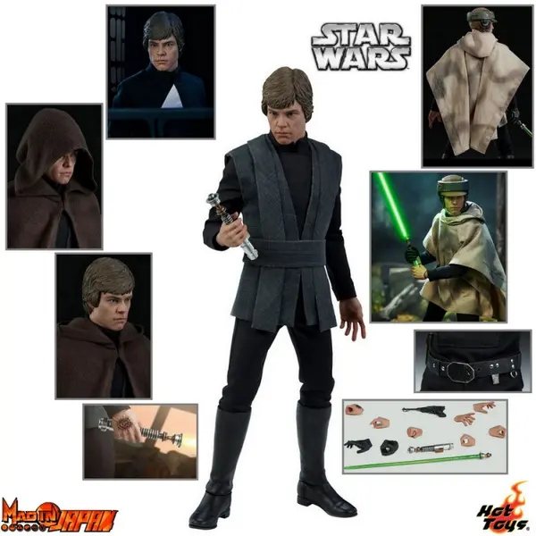 STAR WARS Episode VI Figurine Luke Skywalker Deluxe Hot Toys