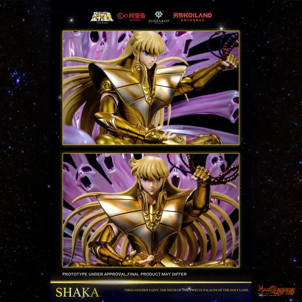 SAINT SEIYA Statue Virgo Shaka Version C Zodiakos Studio