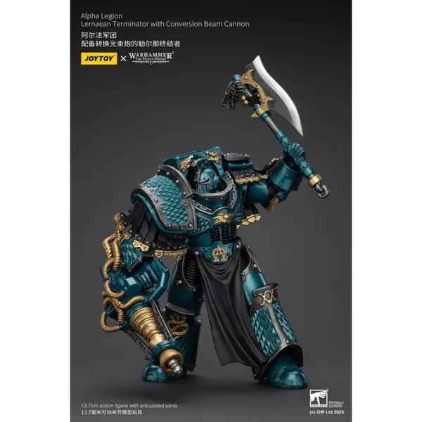 Warhammer The Horus Heresy - Figurine Alpha Legion Lernaean Terminator avec Conversion Beam Cannon 20 cm