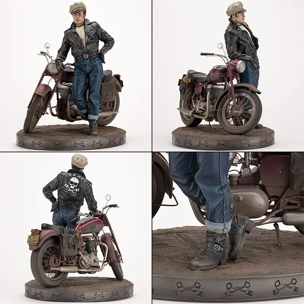 MARLON BRANDO With Bike Statue Infinite Statue