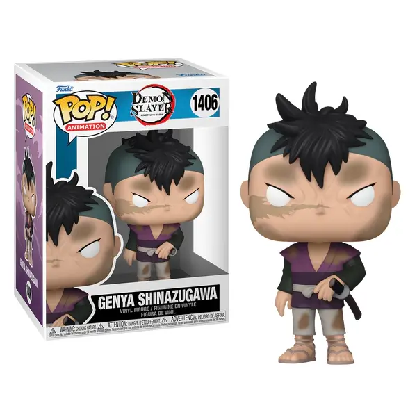 GENYA SHINAZUGAWA DEMON SLAYER POP ANIMATION VINYL FIGURINE 9 CM
