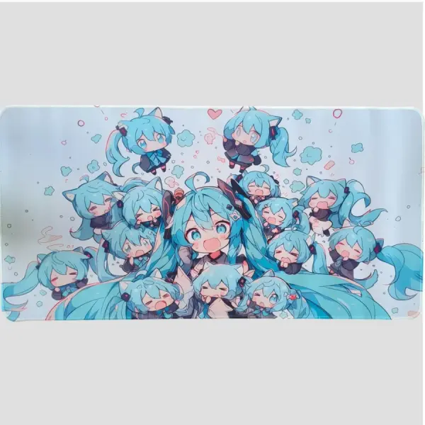 Acheter Tapis de Souris Hatsune Miku Chibi Multiples | Goodies Manga