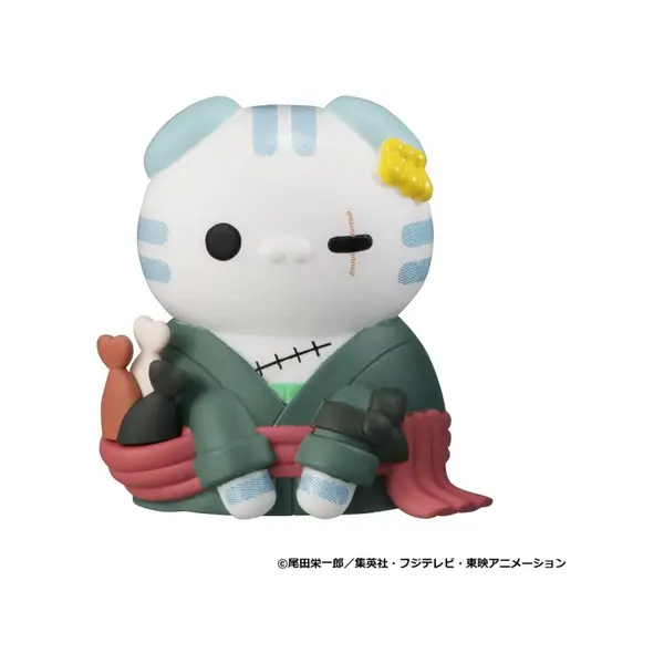 One Piece figurines mini Mega Cat Project NyanPieceNyan! I'm gonna be king of Paw-rates!! (8) (Repeat) Megahouse