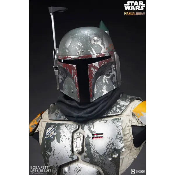 STAR WARS The Mandalorian Buste 1/1 Boba Fett Sideshow