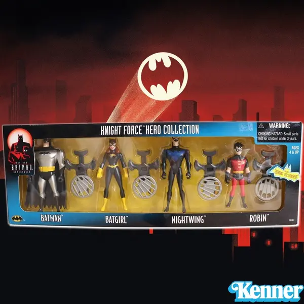 BATMAN The Animated Coffret Figurines Knight Force Hero Collection Kenner