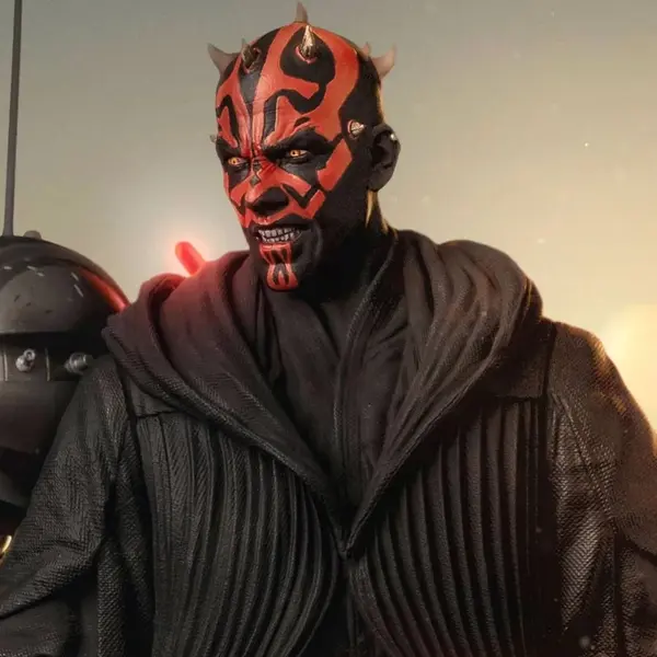 STAR WARS Statue Darth Maul Legacy Replica Deluxe Version Iron Studios