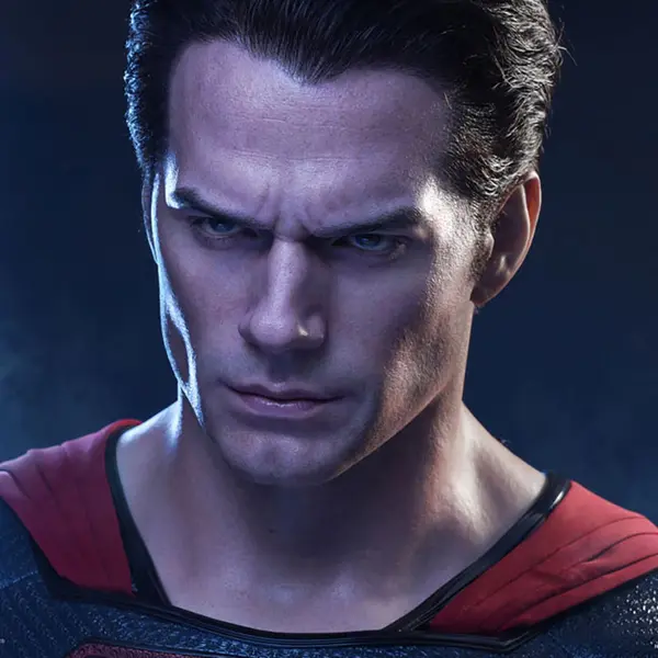 DC COMICS Buste Superman Man Of Steel Blue Version Queen Studios