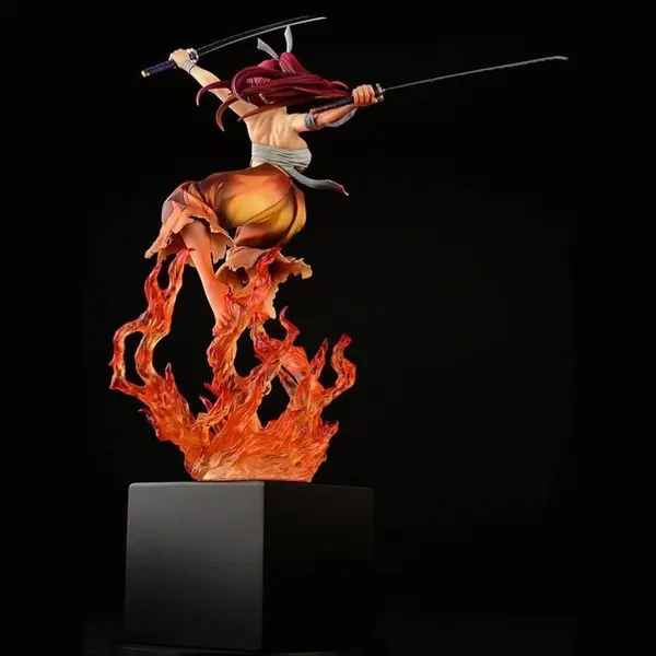 FAIRY TAIL Statue Erza Scarlet Samurai Version Kurenai Orca Toys