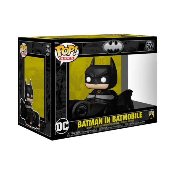 Figurine DC Comics - Batman 85Th Anniv Batman Batmobile Pop Rides 18cm