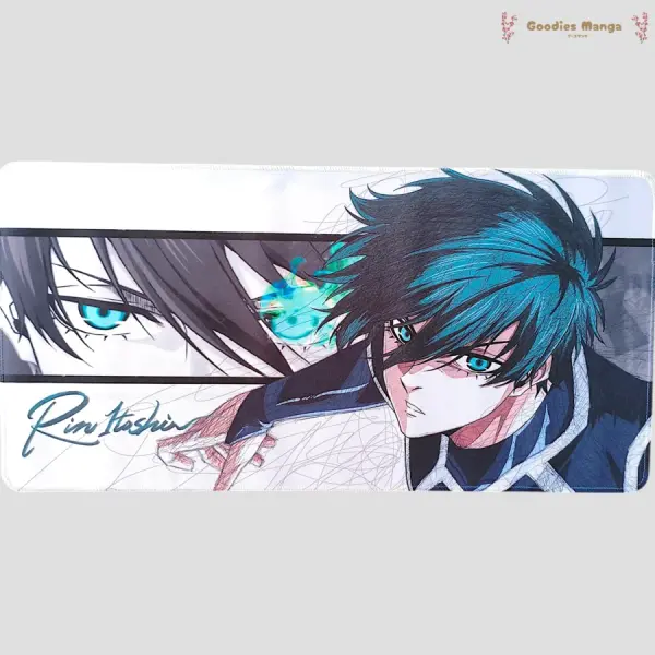 Acheter Tapis de Souris Rin Itoshi 60x30 – Blue Lock | Goodies Manga