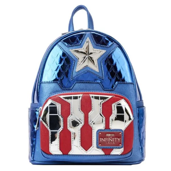 Mini Sac A Dos Marvel - Shine Captain America Cosplay