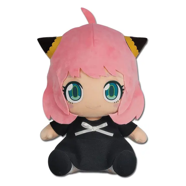 ANYA FORGER SPY X FAMILY PELUCHE BLACK DRESS SITTING 30 CM