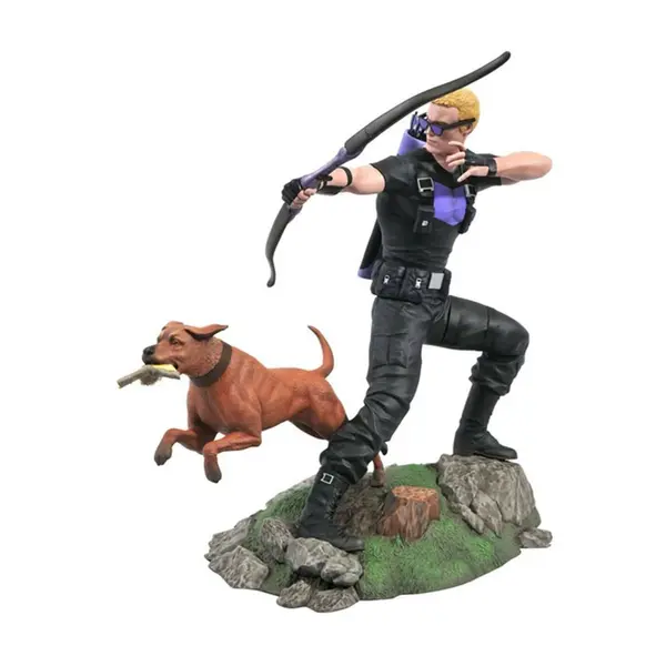 Figurine Marvel Gallery - Hawkeye & Pizza Dog 23cm