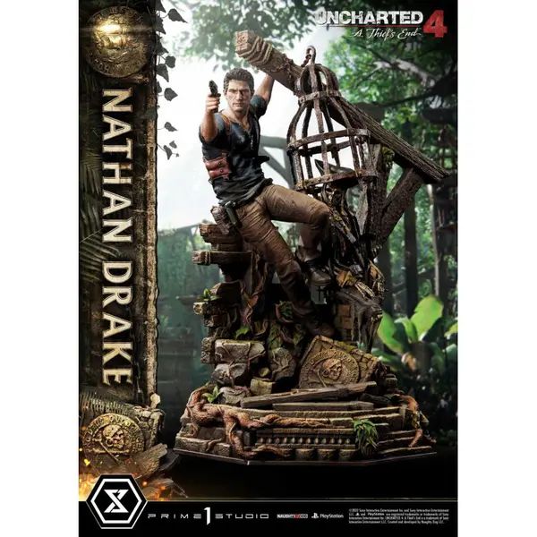 UNCHARTED 4 Statue Nathan Drake Ultimate Premium Masterline Deluxe Bonus Version Prime 1 Studio