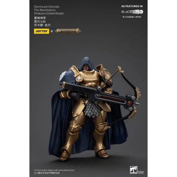 Warhammer Age of Sigmar - Figurine Stormcast Eternals The Blacktalons Shakana Goldenblade 20 cm
