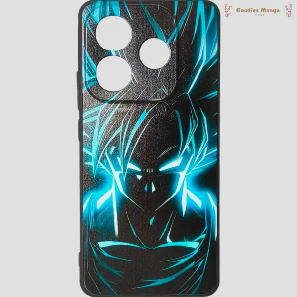 Acheter Coque Redmi Note 14 5G Goku Ombre Néon | Goodies Manga