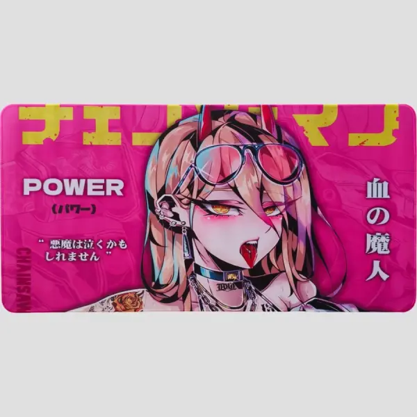 Tapis de souris Cyberpunk Chainsaw Man - Power Style moderne - Goodiesmanga | Livraison offerte dès 59€ d'achat