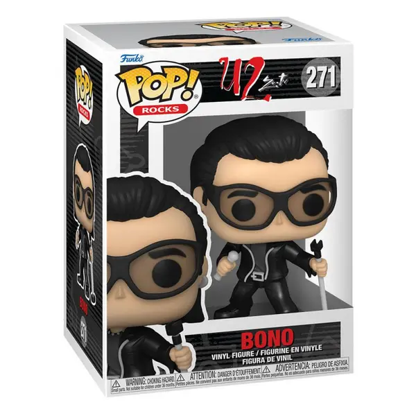 U2 Figurine Zoo TV Bono POP! Rocks Vinyl Funko