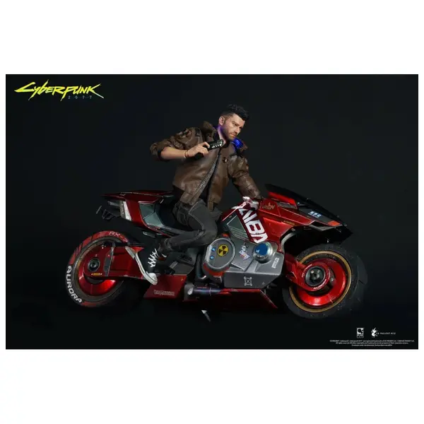 Figurine articulée Cyberpunk 2077 - V Mal Avec Moto Yaiba Kusanagi 1/6 30cm