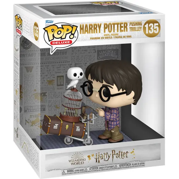 HARRY POTTER Pop Deluxe Anniversary Harry Pushing Trolley
